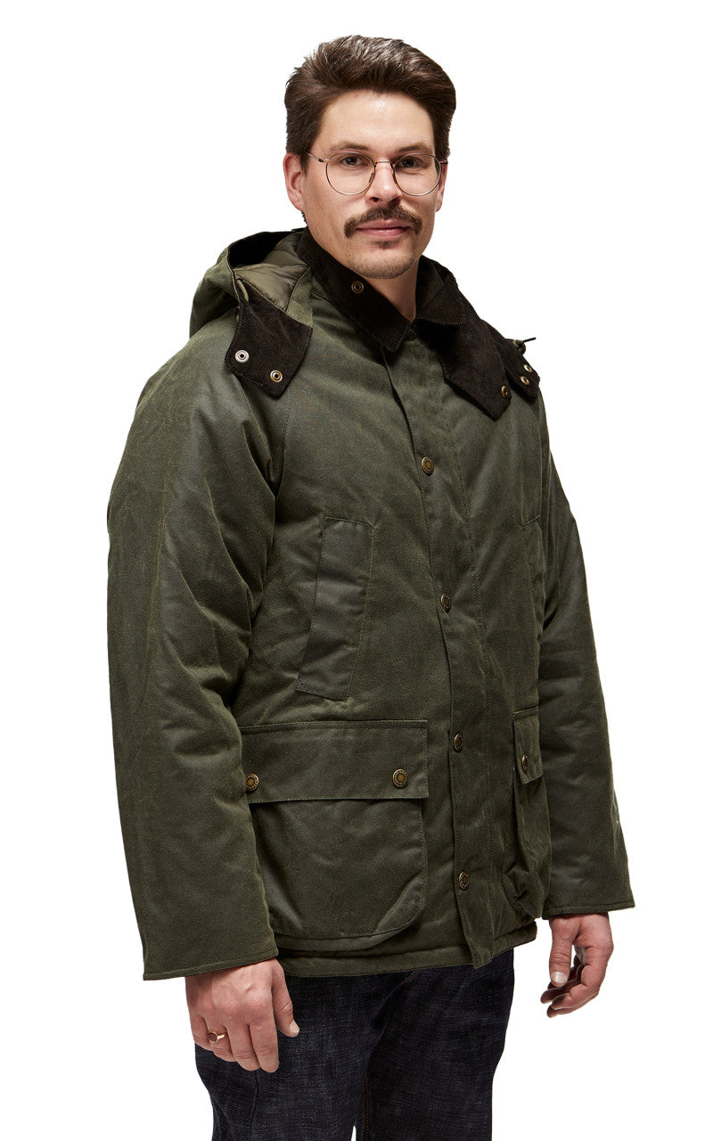 Barbour Bedale Winter Wax Jacket Sage/Olive Night