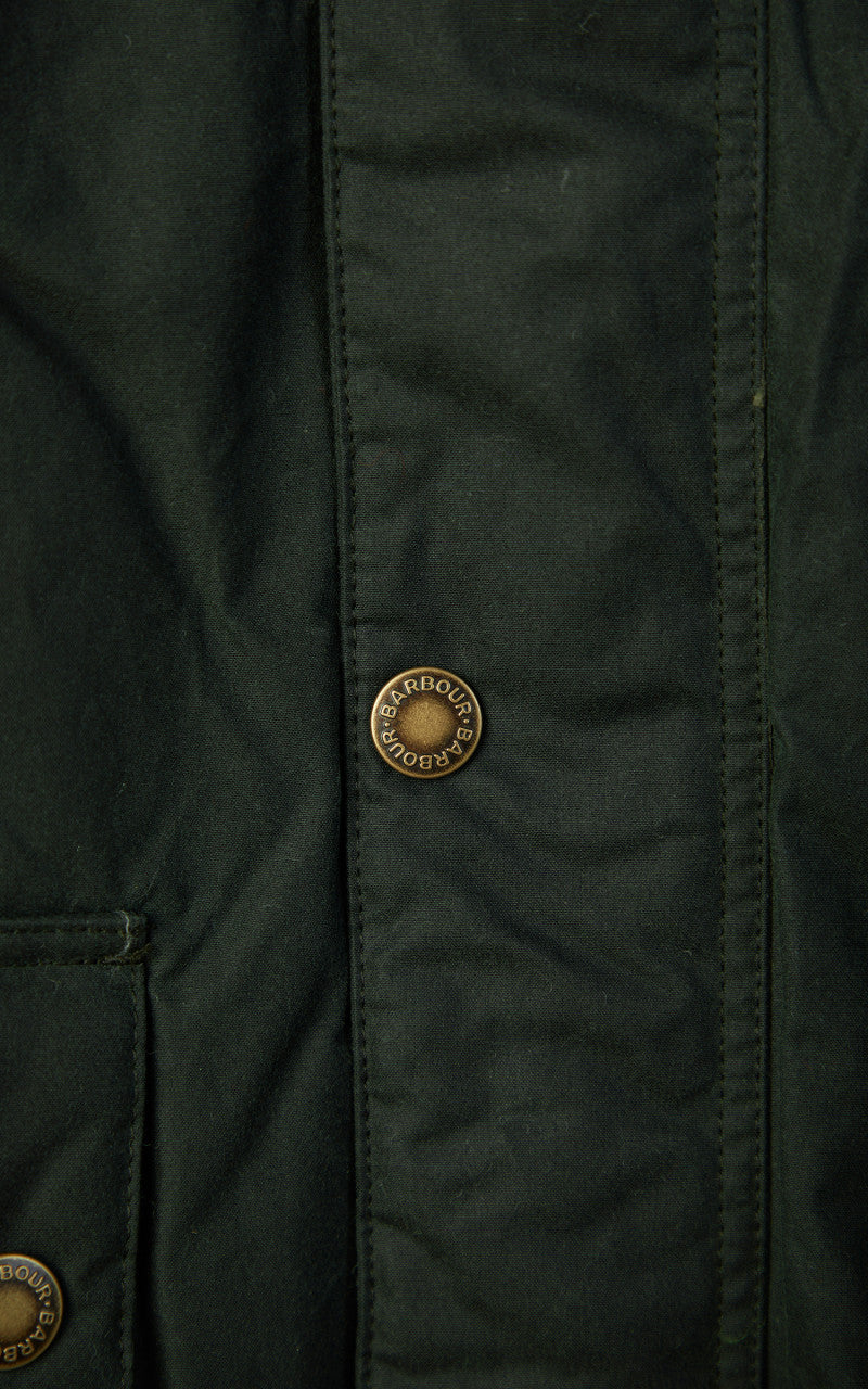 Barbour Hooded Beaufort Wax Jacket Sage