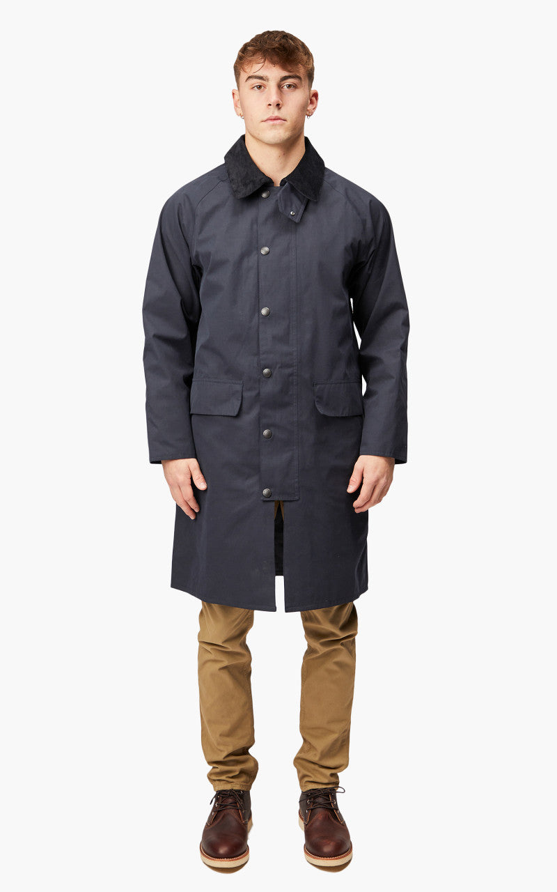 【極美品】BURGHLEY Barbour for MARKAWARE Barbour White Label Waterproof SL Burghley Jacket Navy