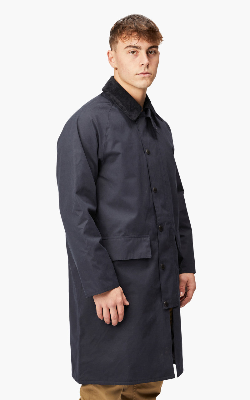 Barbour White Label Waterproof SL Burghley Jacket Navy