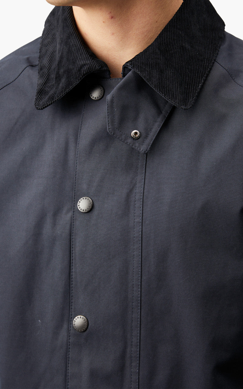 Barbour White Label Waterproof SL Burghley Jacket Navy