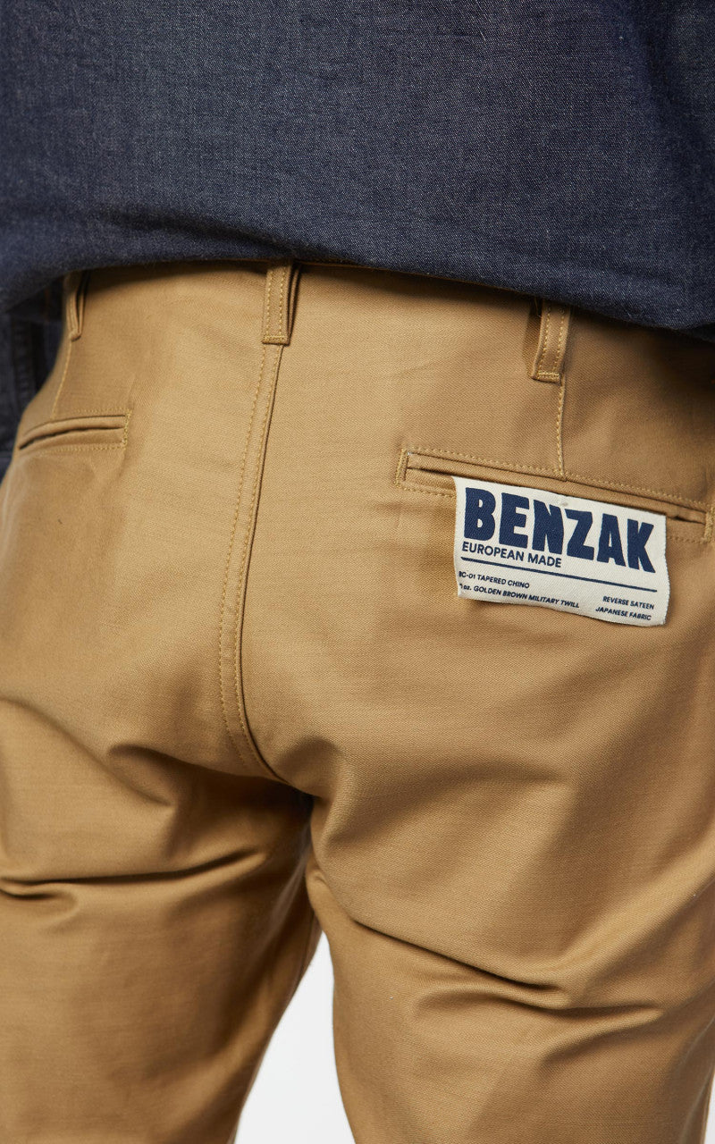 Benzak BC-01 Tapered Chino Military Twill Golden Brown