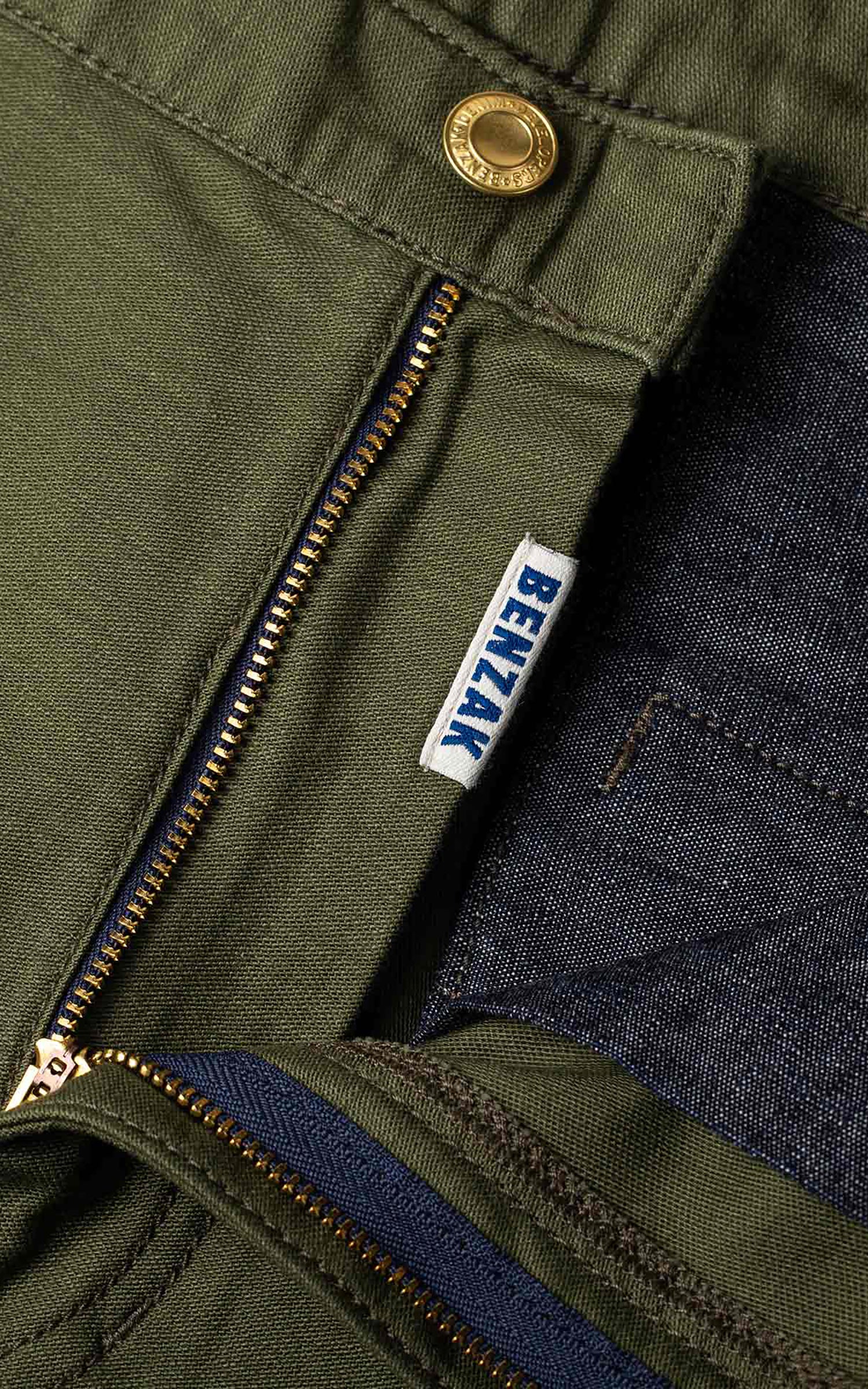 Benzak BC-03 Straight Chino Military Twill Olive Drab