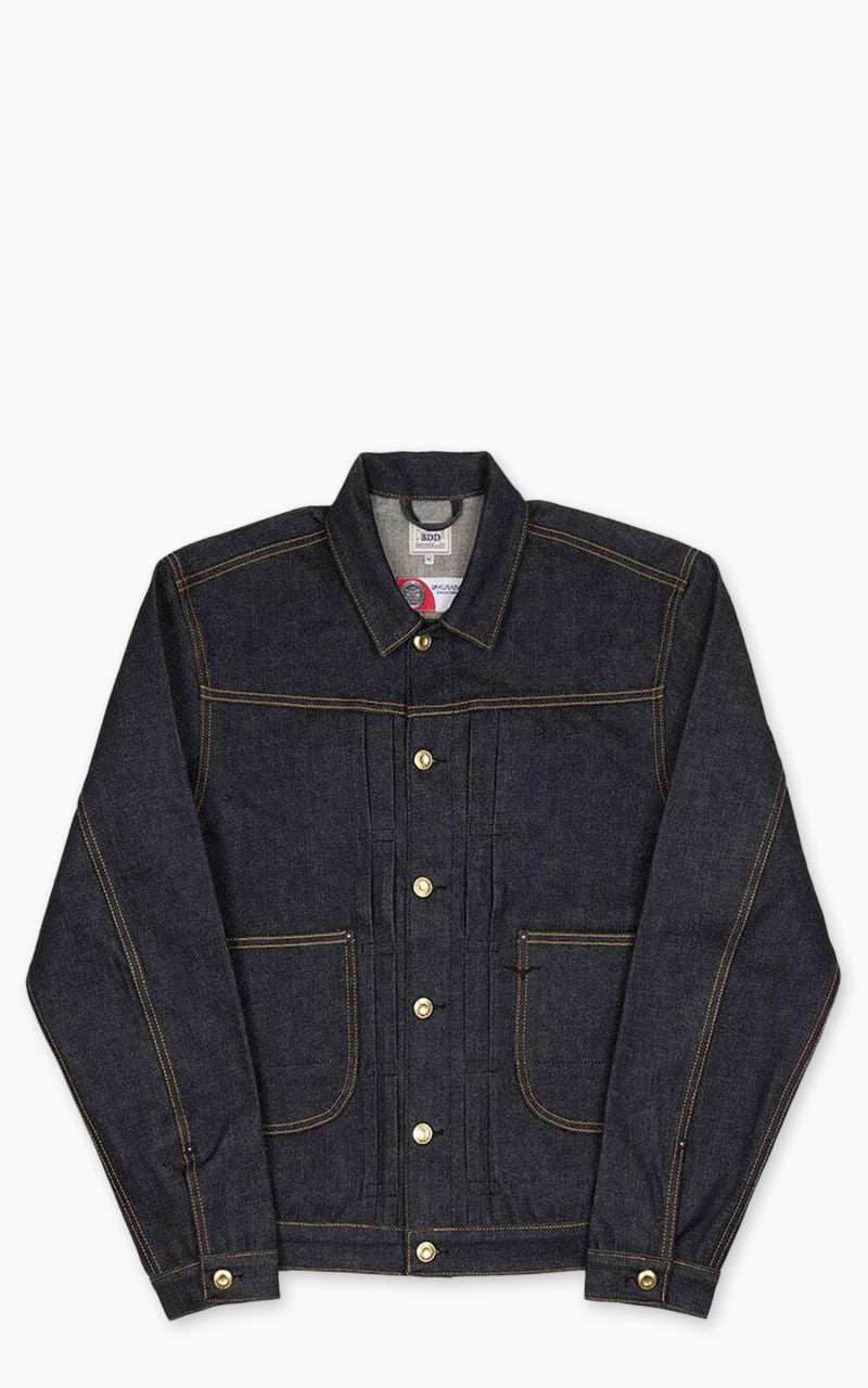 Benzak BDJ-01 Cowboy Jacket Japanese Tiger Selvedge Indigo 15oz