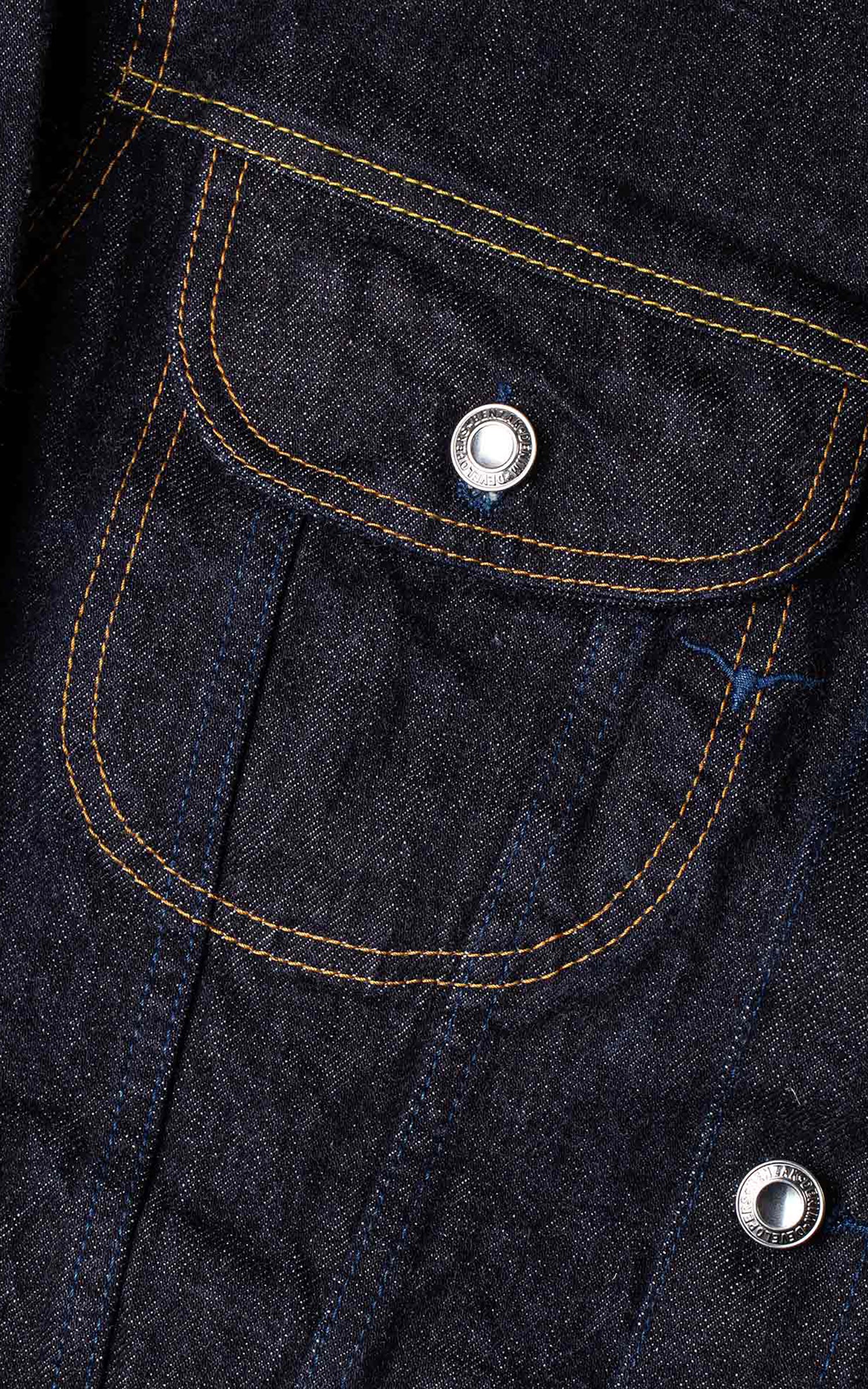 Benzak BDJ-05 Trucker Jacket Forties Era Selvedge Indigo 14oz