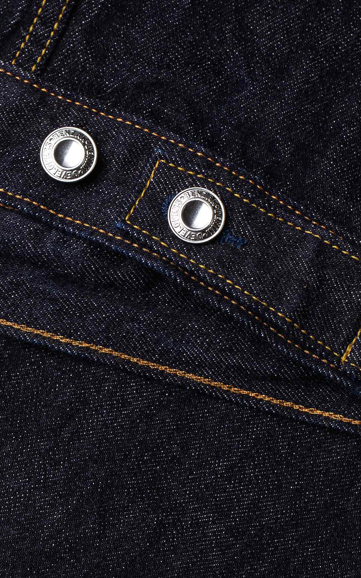 Benzak BDJ-05 Trucker Jacket Forties Era Selvedge Indigo 14oz