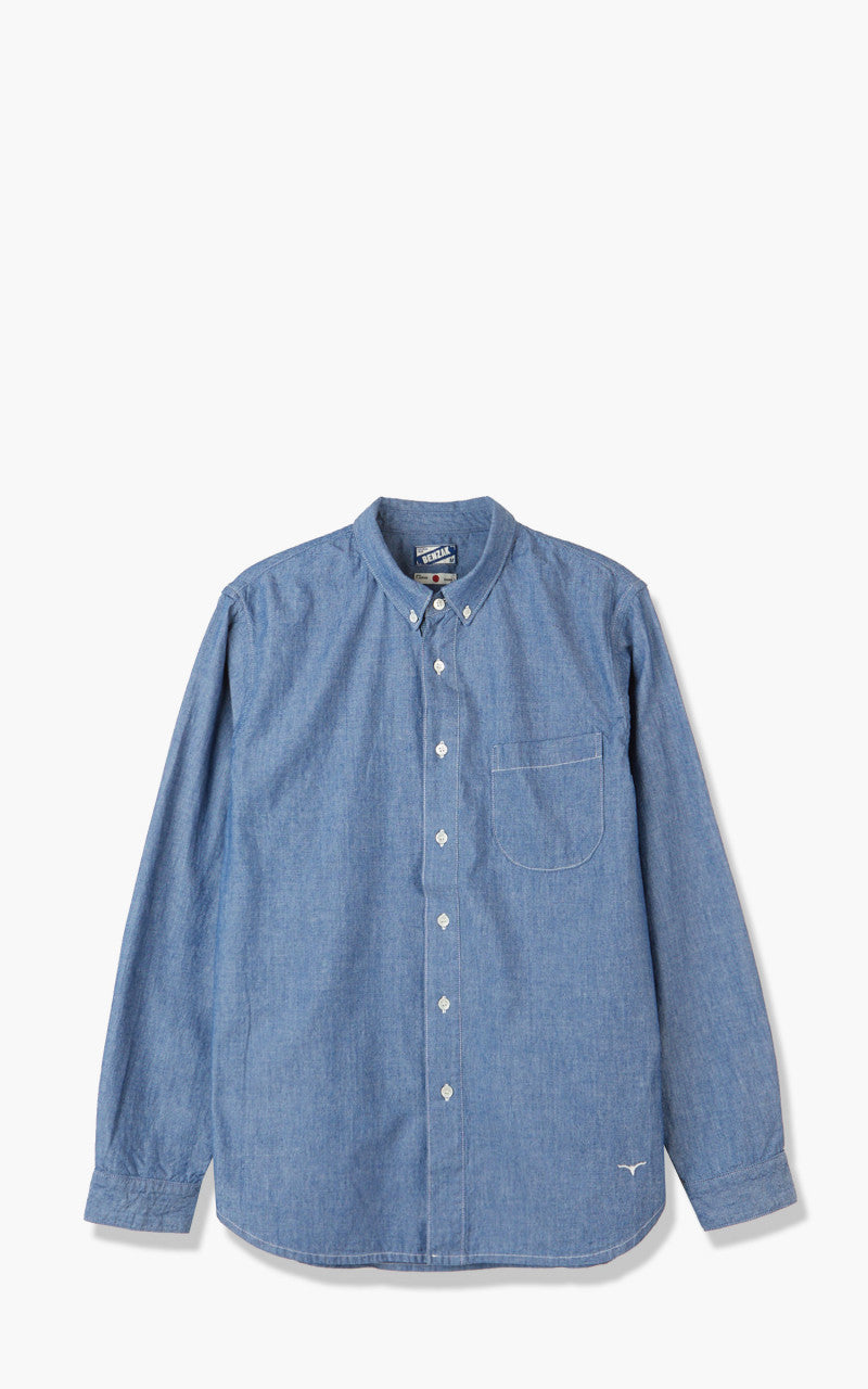 Benzak BDS-02 One Pocket Shirt Indigo Chambray 5oz