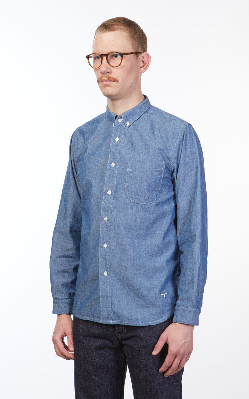 Benzak BDS-02 One Pocket Shirt Indigo Chambray 5oz