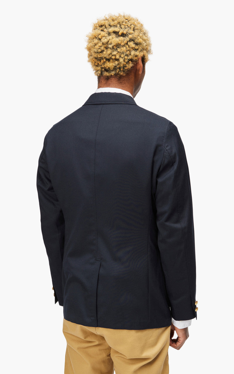 ジャケット・アウター beams plus 3B Blazer Combat Wool L Beams Plus Men's 3 Button Combat Wool Blazer in Navy Beams Plus