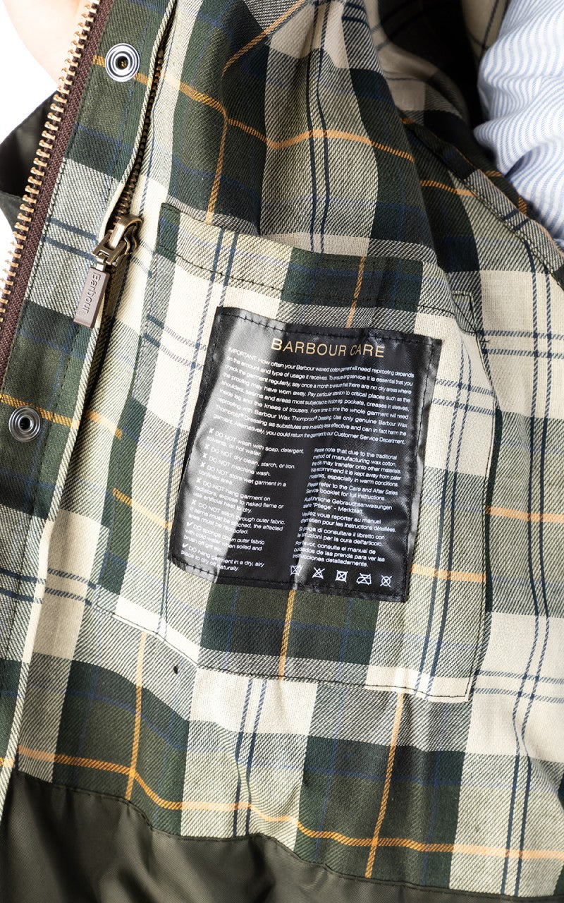 Barbour Bedale Wax Jacket Sage