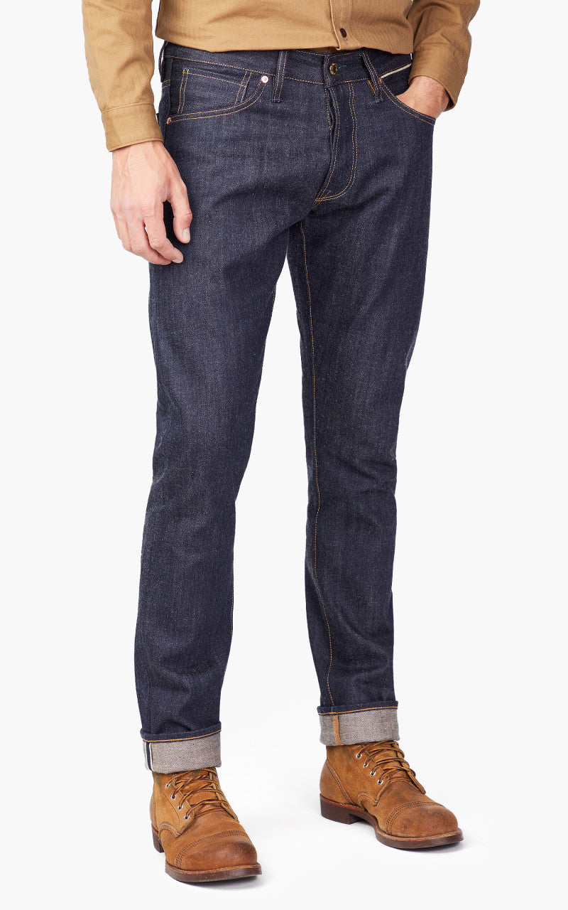 Benzak B-01 Slim Brown Cotton Golden Selvedge 15oz '10-Year Anniversary'