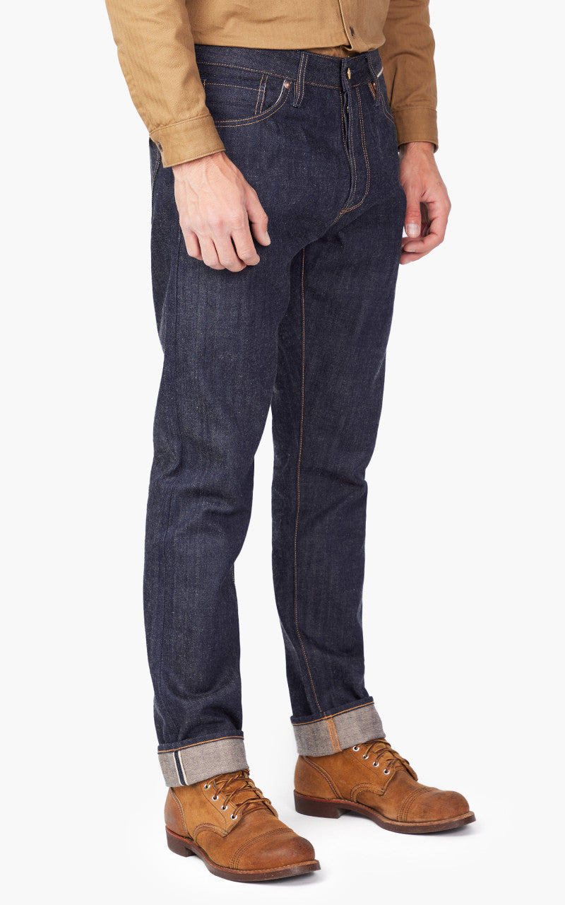 Benzak B-03 Tapered Brown Cotton Golden Selvedge 15oz '10-Year Anniversary'
