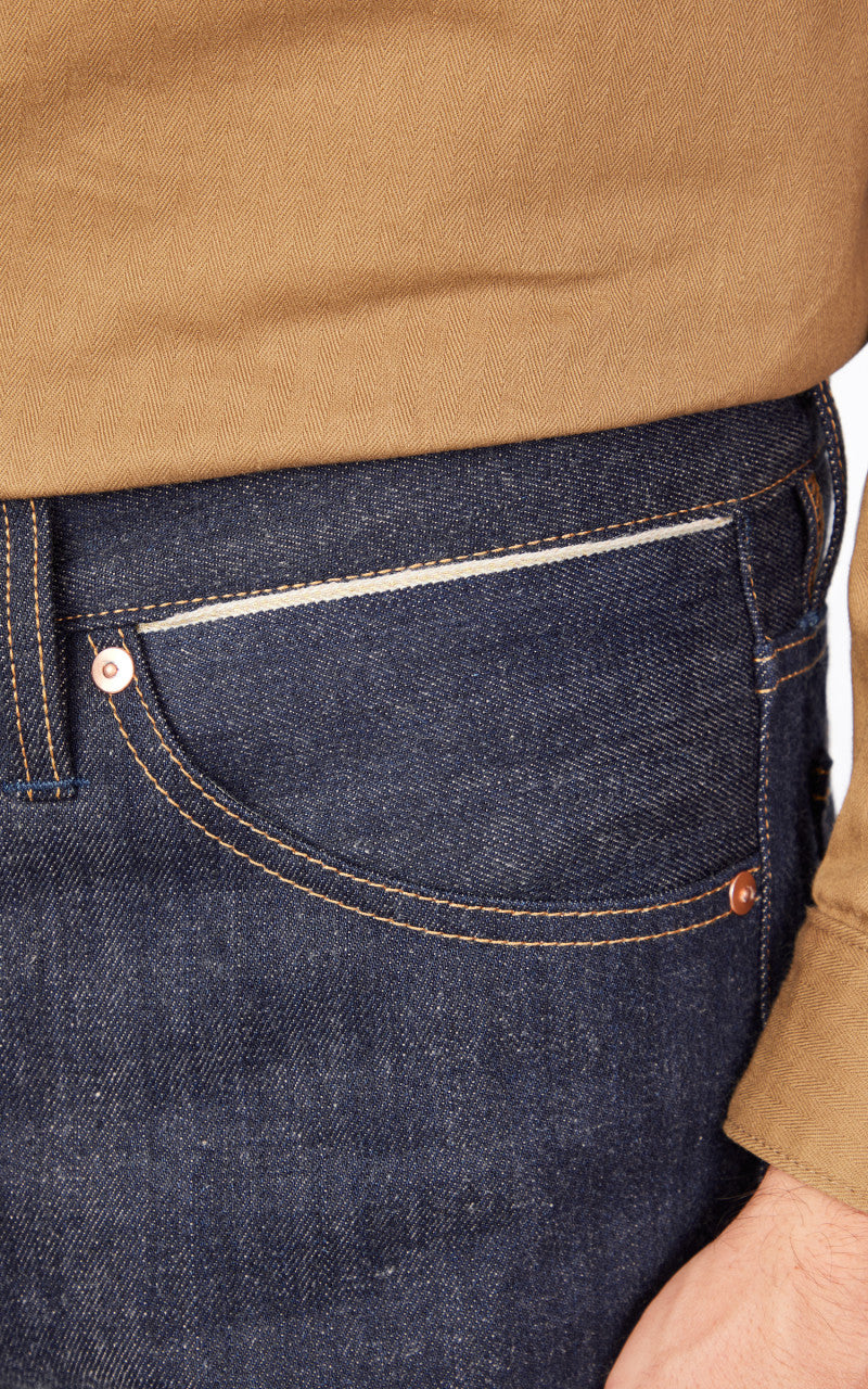 Benzak B-03 Tapered Brown Cotton Golden Selvedge 15oz '10-Year Anniversary'