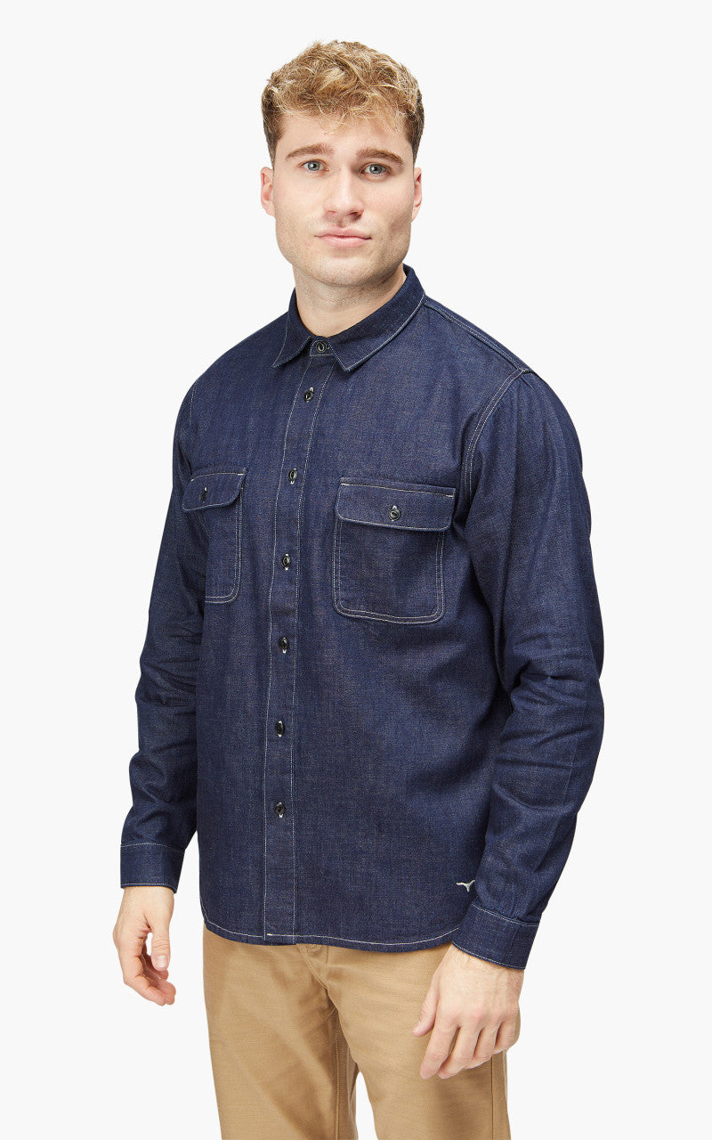 Benzak BWS-01 Work Shirt Tinted Denim 8oz