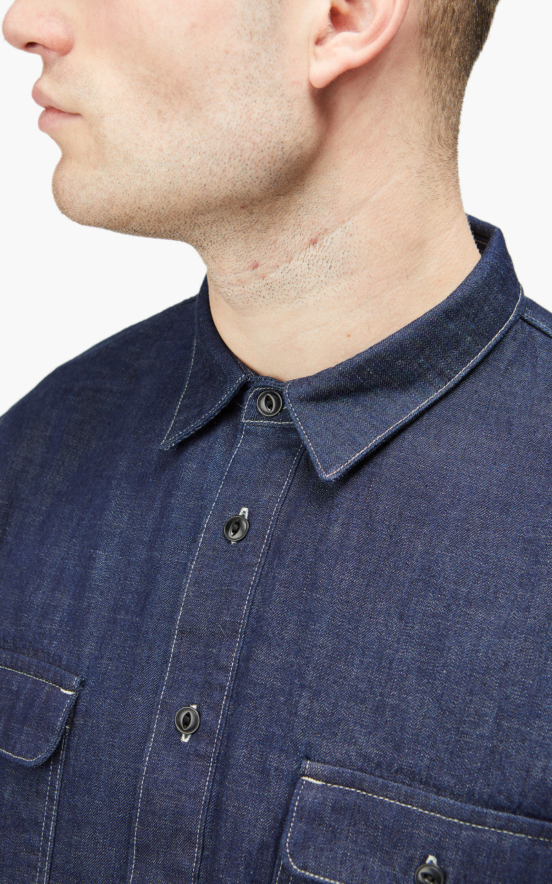 Benzak BWS-01 Work Shirt Tinted Denim 8oz