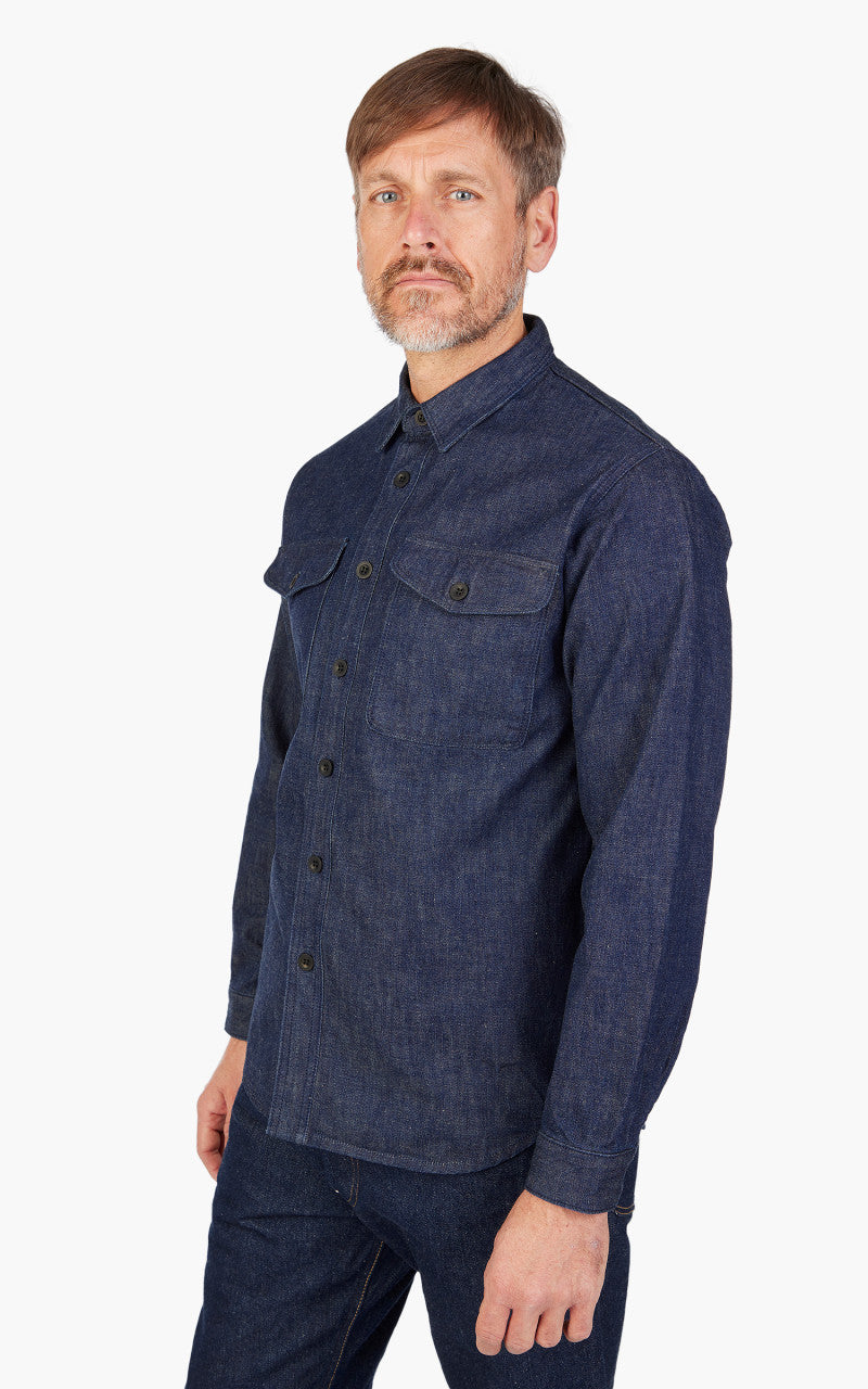 Benzak BWS-04 Scout Overshirt Tinted Denim 10oz