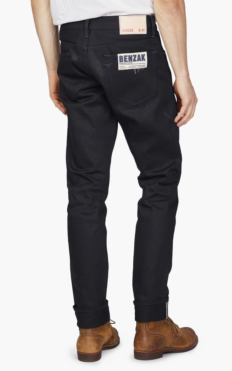 Benzak B-01 Slim Double Indigo Selvedge 14oz