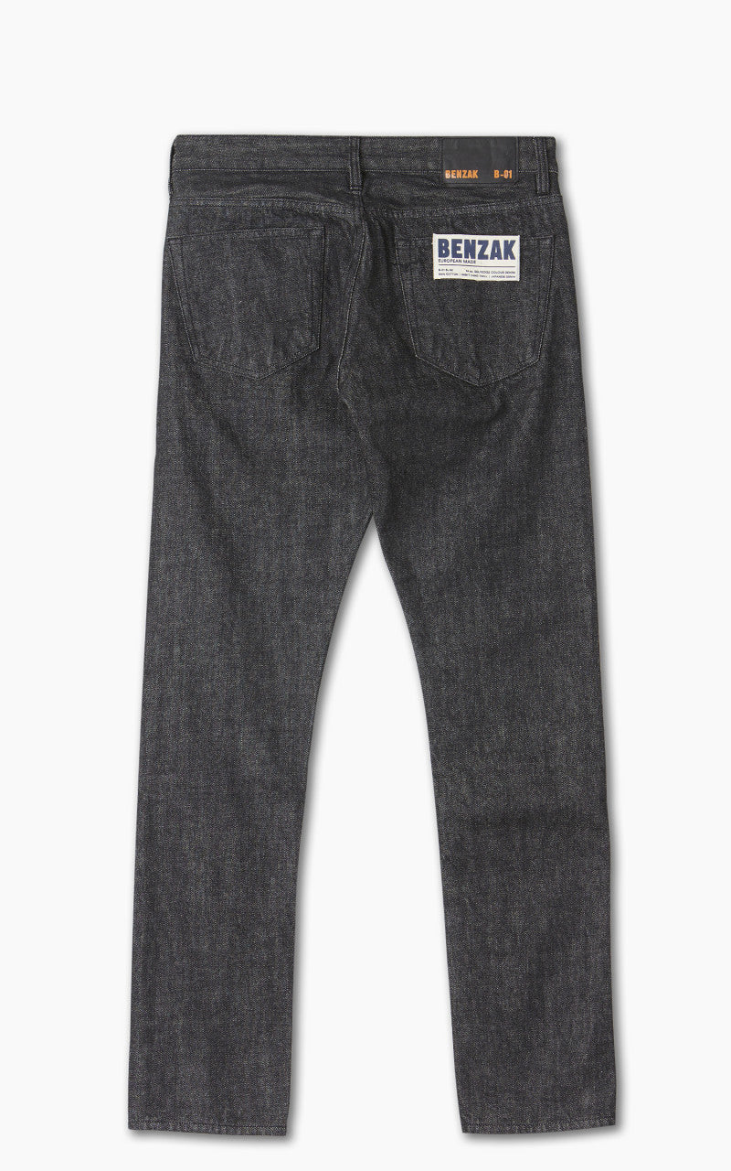 Benzak B-01 Slim Colour Denim Black Selvedge 14oz