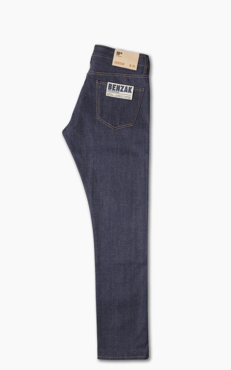 Benzak B-01 Slim Brown Cotton Golden Selvedge 15oz '10-Year Anniversary'