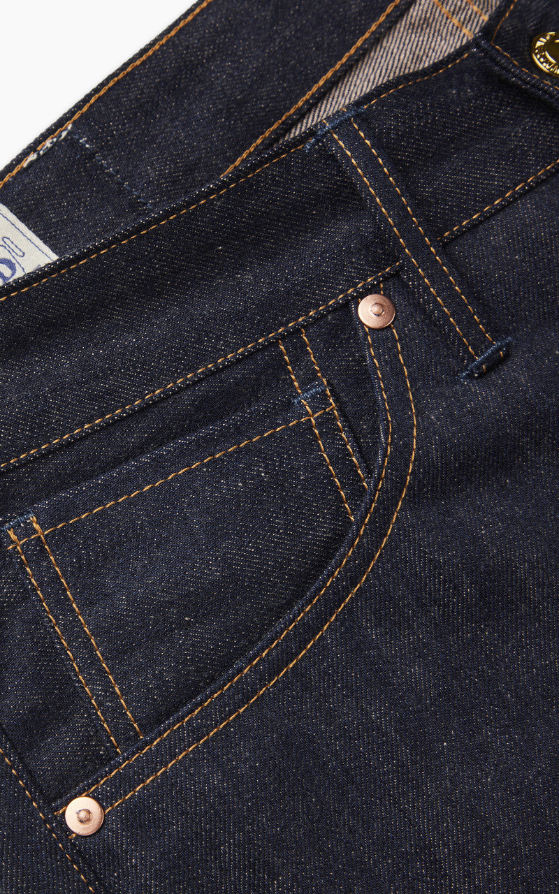 Benzak B-01 Slim Brown Cotton Golden Selvedge 15oz '10-Year Anniversary'