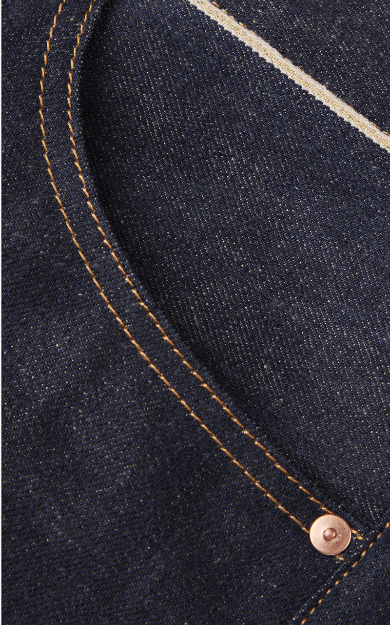 Benzak B-03 Tapered Brown Cotton Golden Selvedge 15oz '10-Year Anniversary'