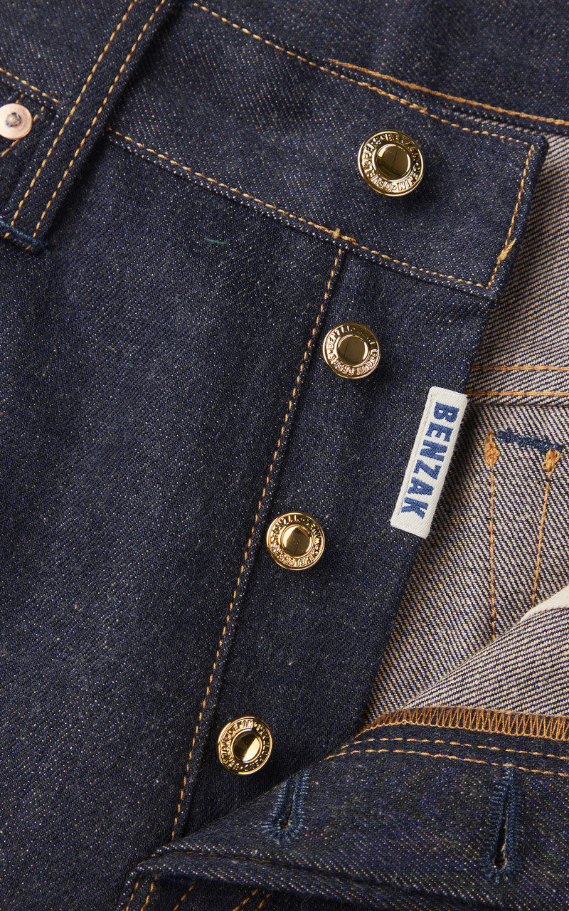 Benzak B-03 Tapered Brown Cotton Golden Selvedge 15oz '10-Year Anniversary'