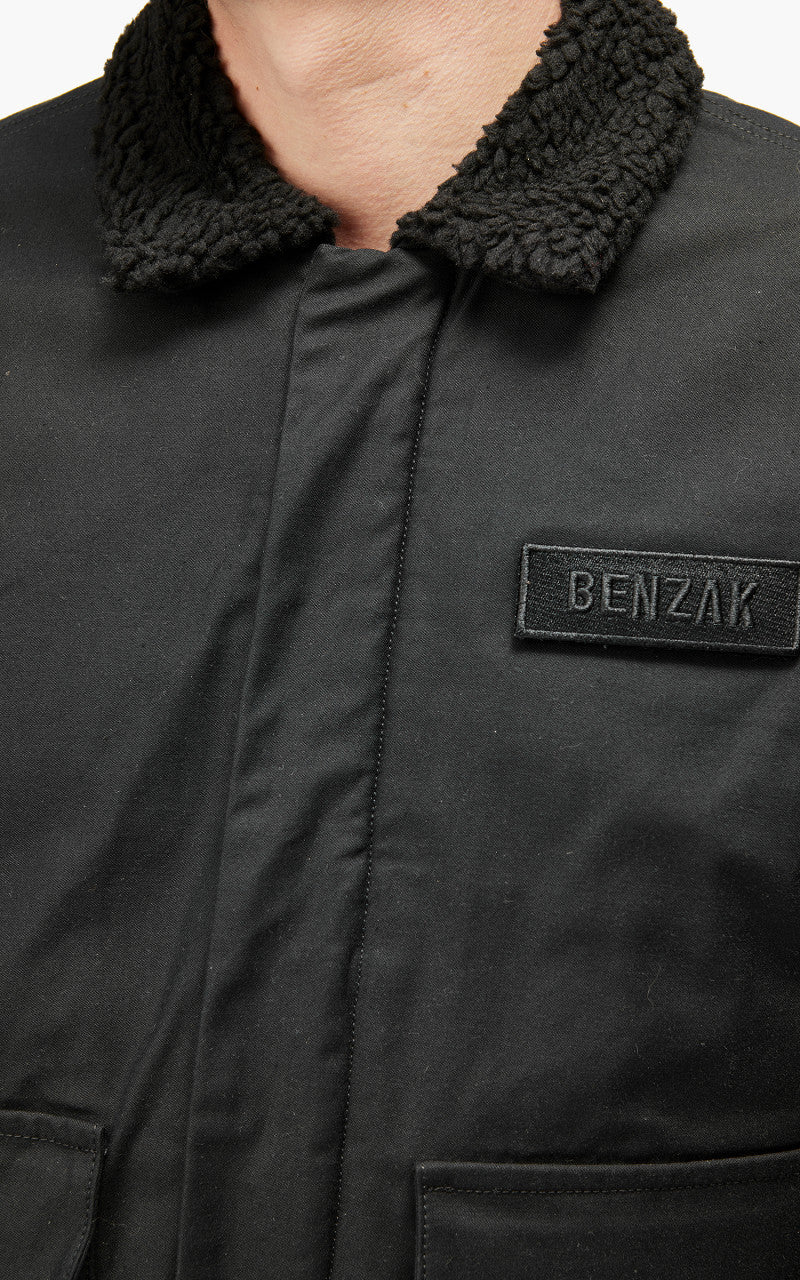 Benzak BBJ-03 Flight Jacket M65 Reverse Sateen Twill Black
