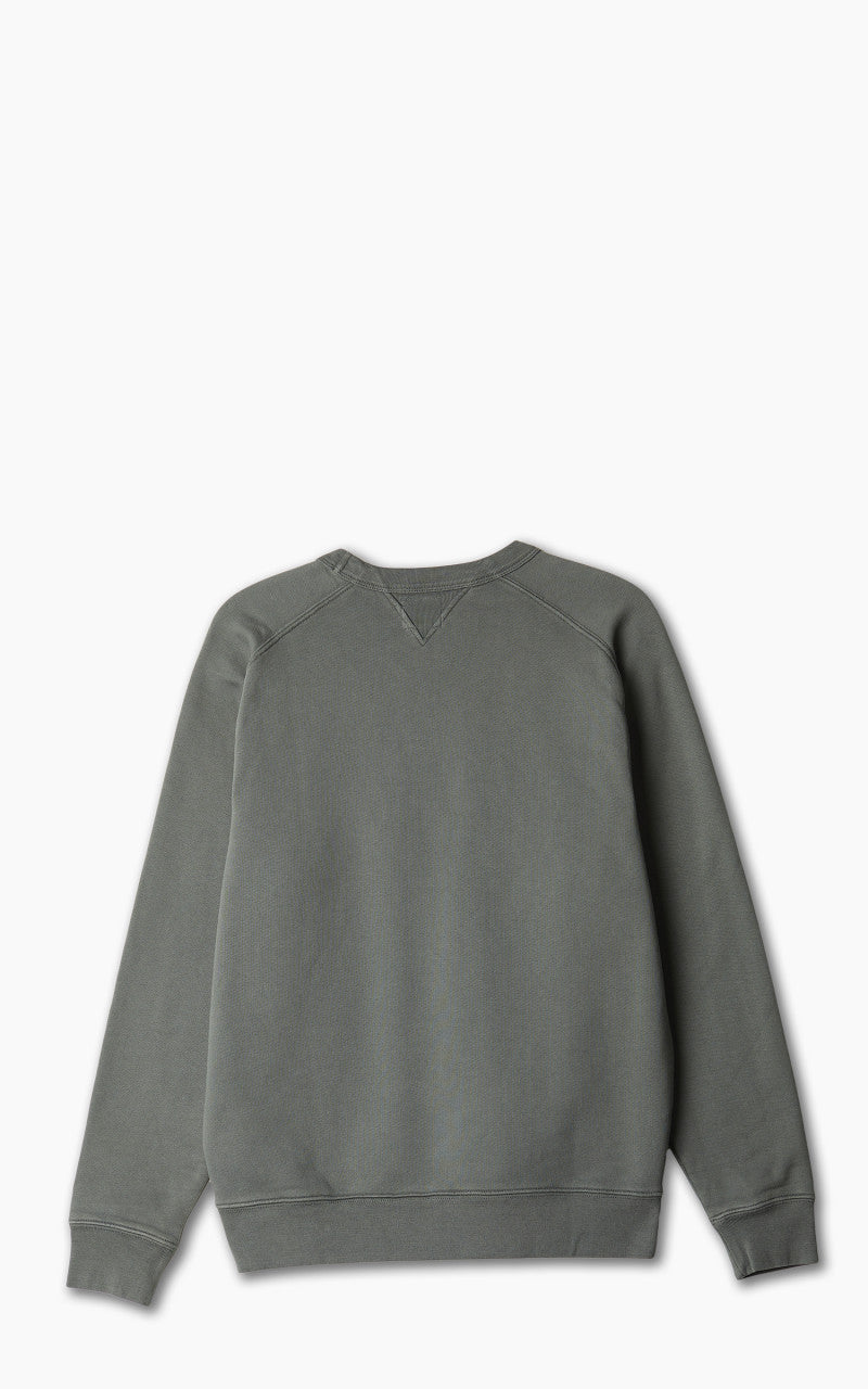 Benzak BS-09 Crew Neck Sweat Garment Dyed Brushed Fleece Stone