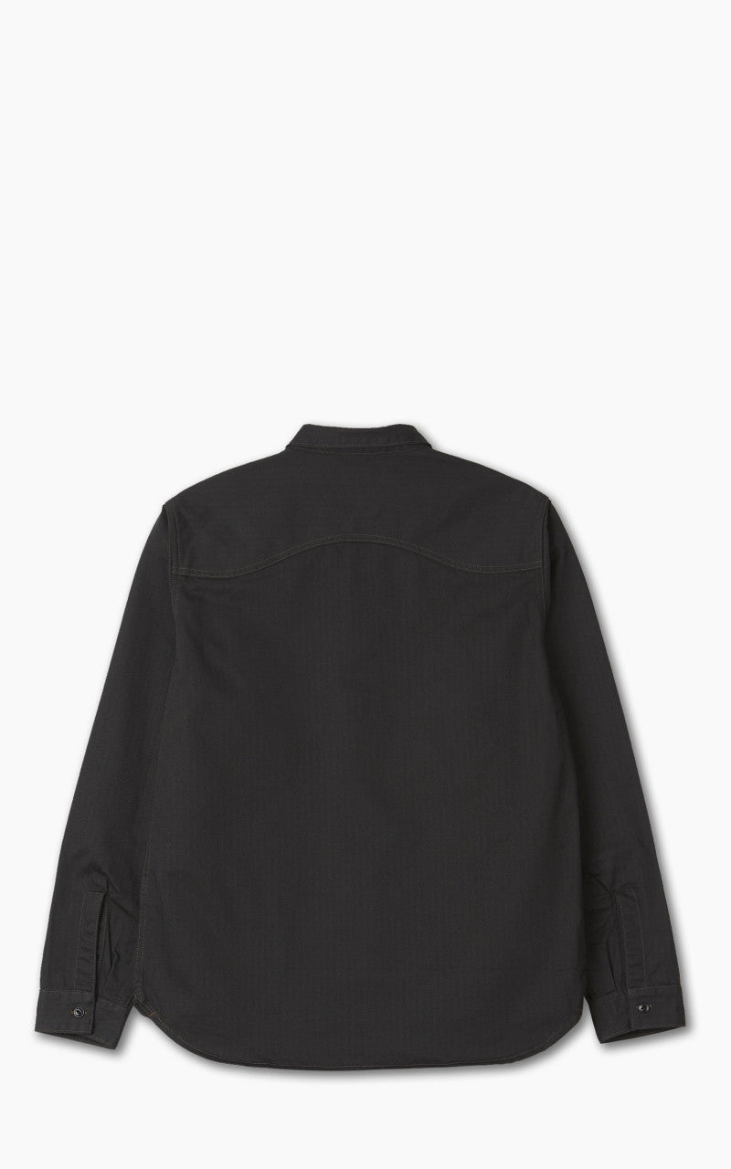 Benzak BWS-02 Utility Shirt Herringbone Black 8oz
