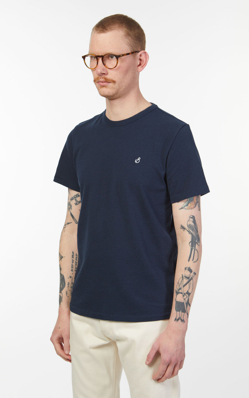 Benzak BT-07 "B" Embroidery Tee Navy