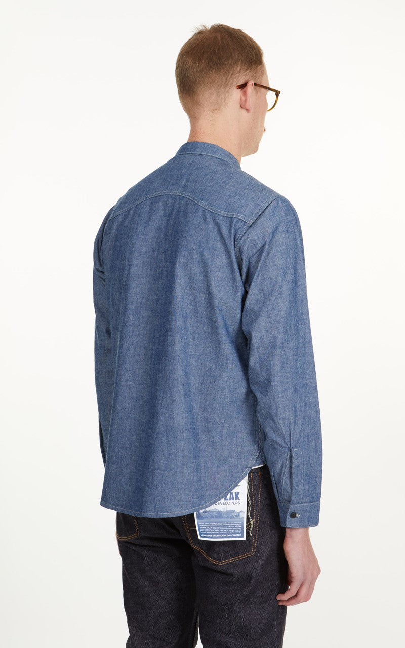 Benzak BWS-01 Work Shirt 6oz Selvedge Chambray