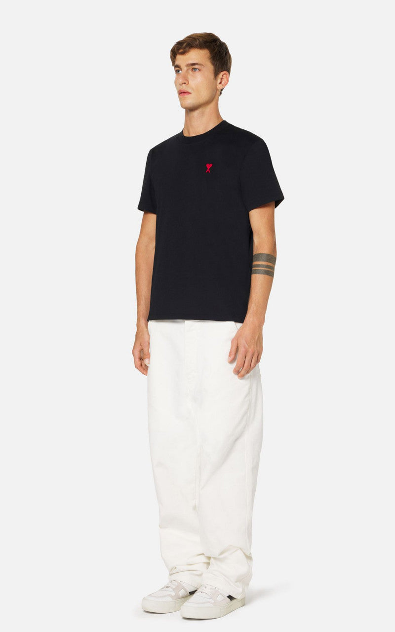 AMI Paris Ami De Coeur T-Shirt Black