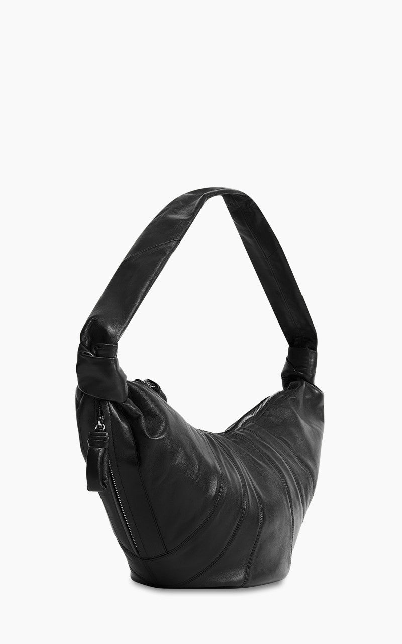 Lemaire Large Croissant Bag Soft Nappa Leather Black