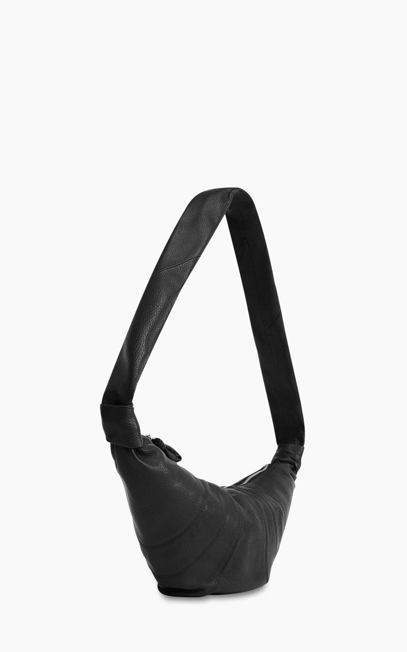 Lemaire Medium Croissant Bag Soft Grained Leather Black
