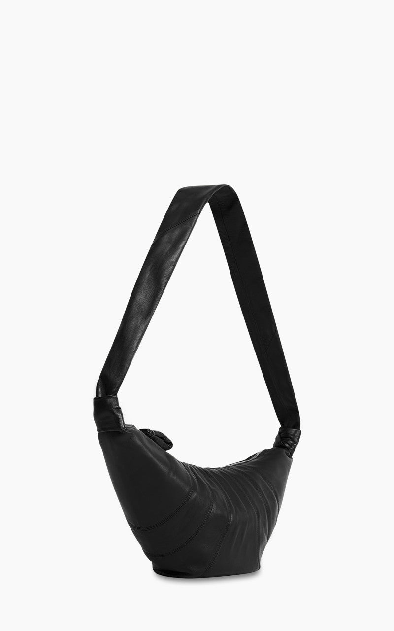 Lemaire Medium Croissant Bag Soft Nappa Leather Black