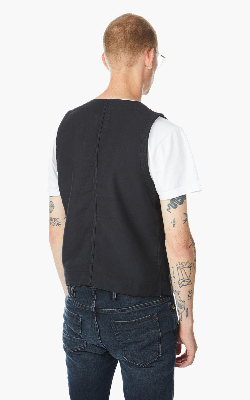 Blue de Gênes Maurice ISKO Gillet Black
