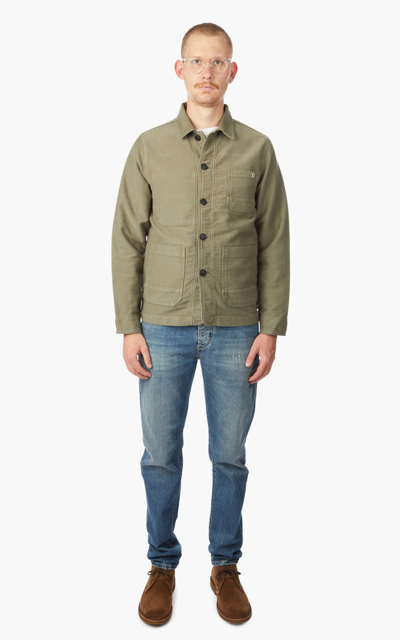 Blue de Gênes Vince ISKO Jacket Leaf