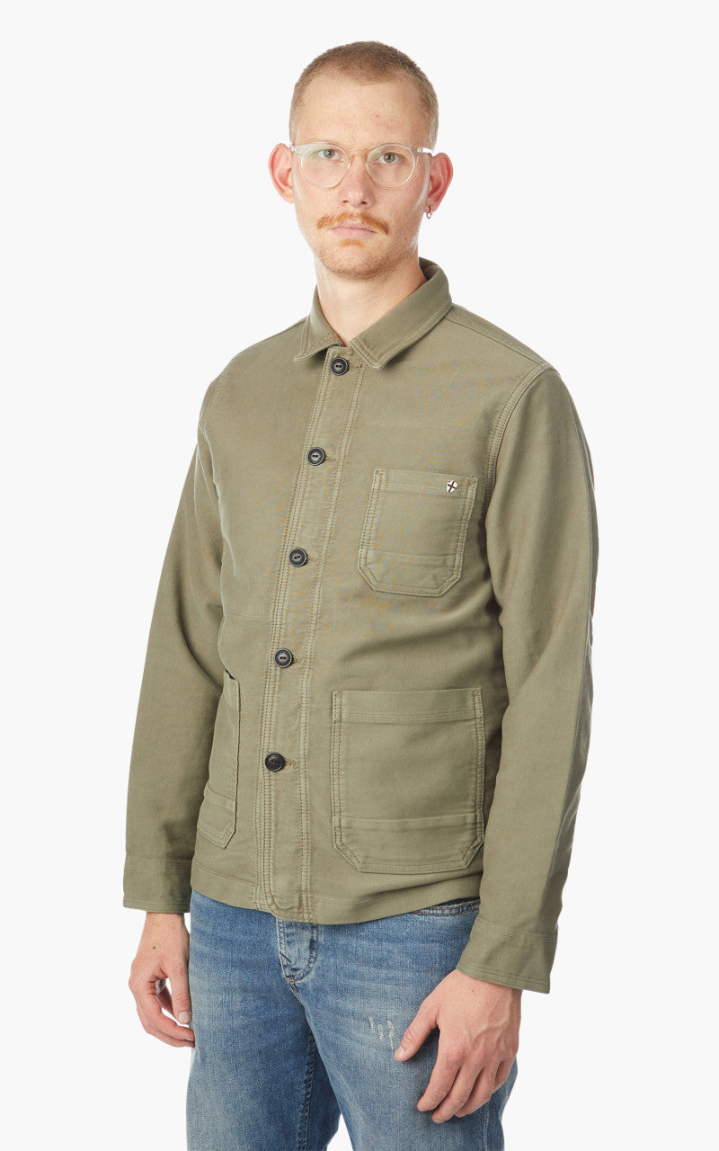 Blue de Gênes Vince ISKO Jacket Leaf