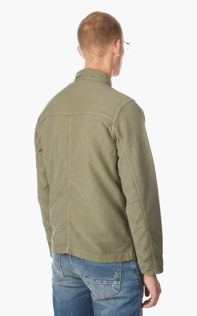 Blue de Gênes Vince ISKO Jacket Leaf