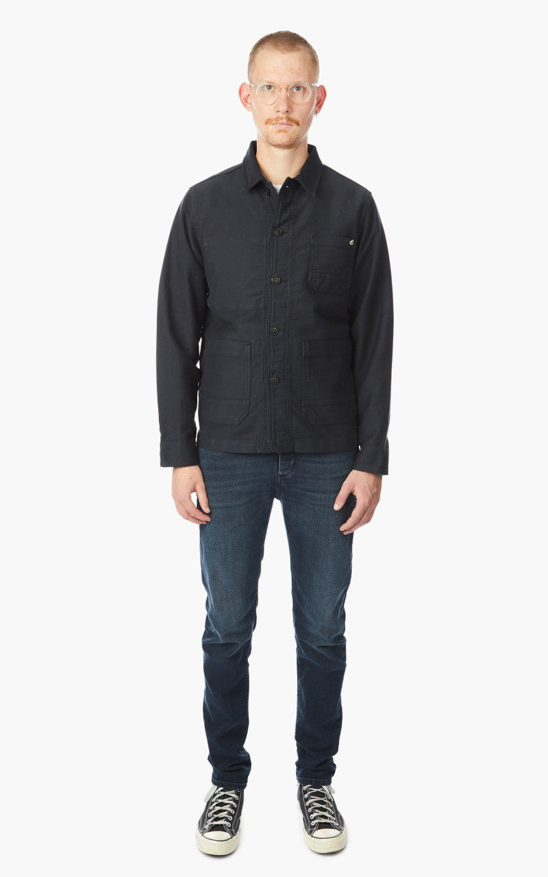 Blue de Gênes Vince ISKO Jacket Black