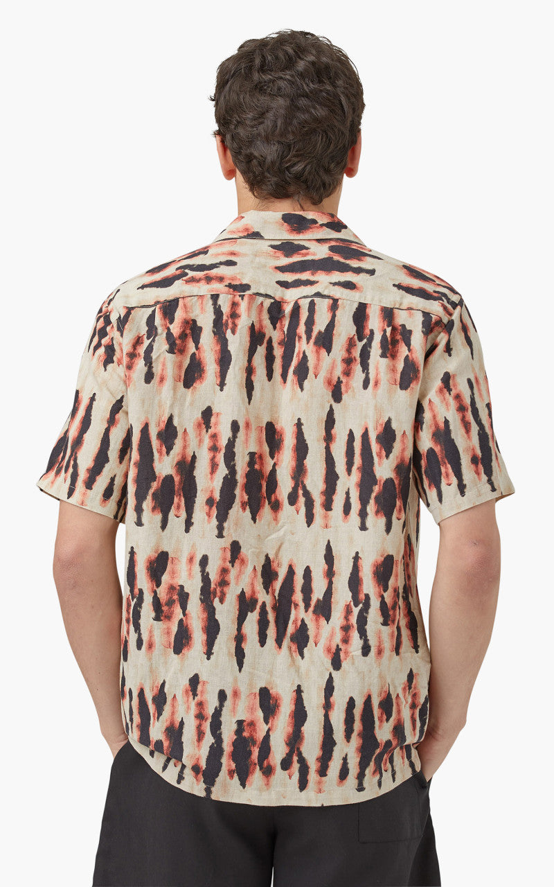 Portuguese Flannel Borra Camp Collar Shirt Grape