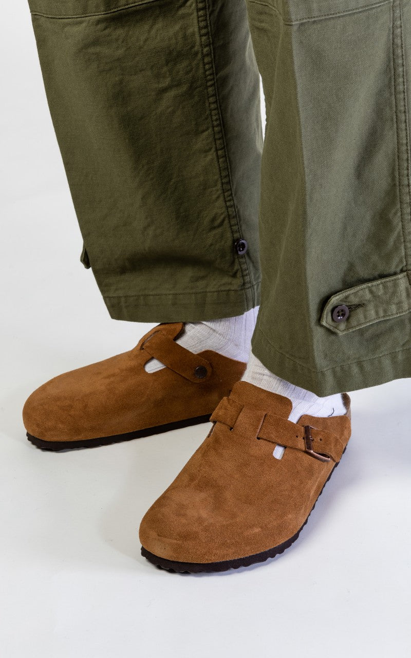 Birkenstock Boston Soft Footbed Suede Mink