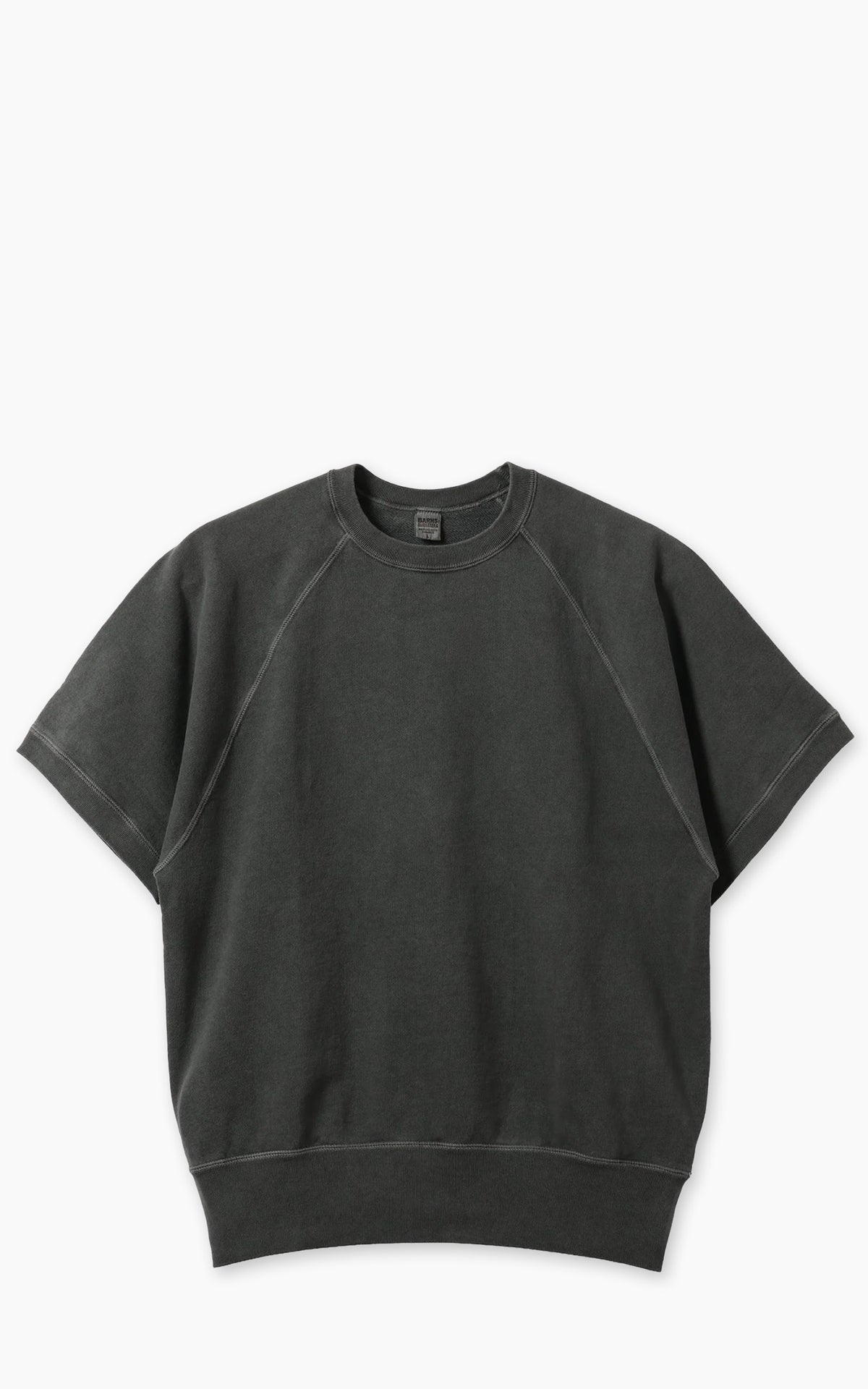 Barns Outfitters BR-26308 90's Short Sleeve Sweatshirt Black
