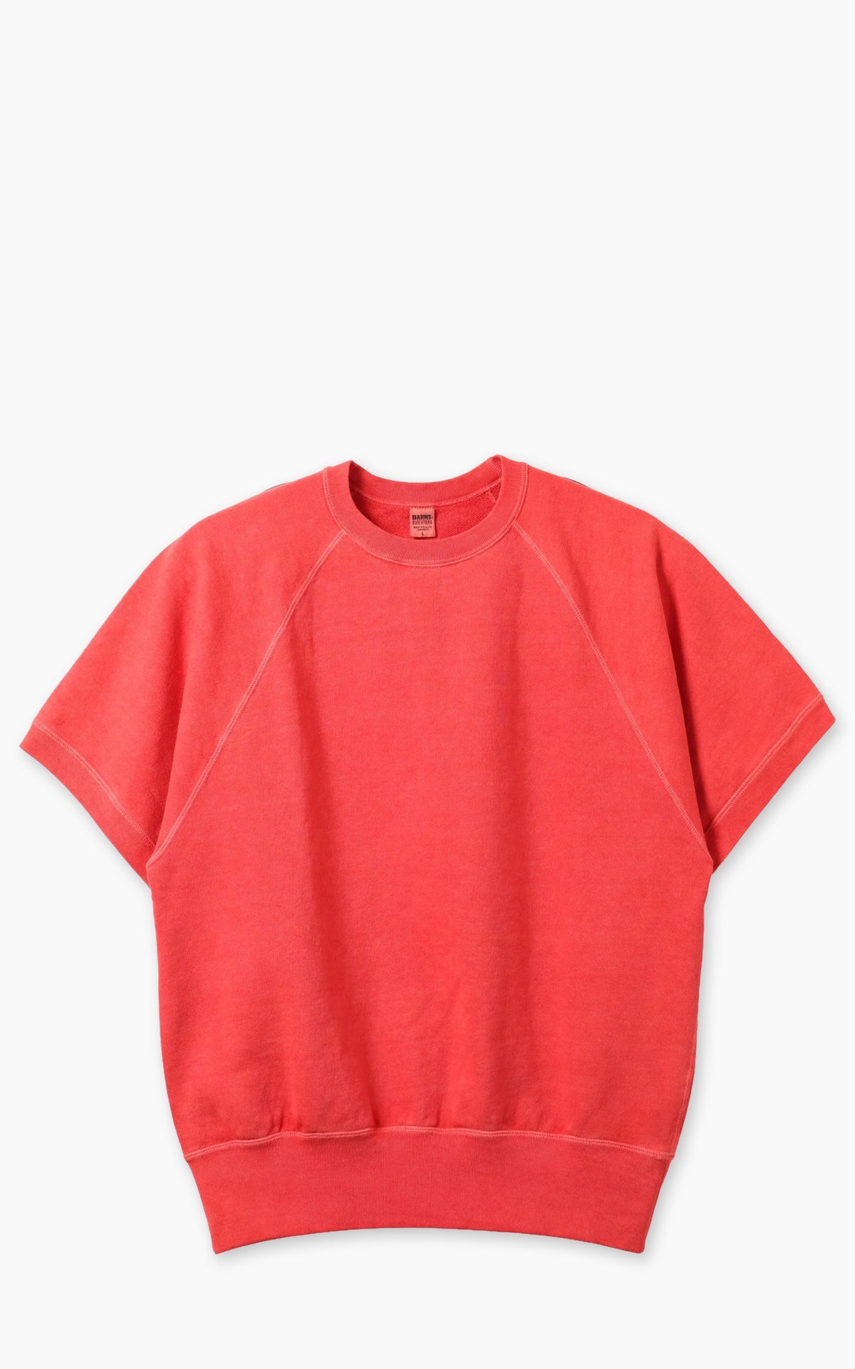 Barns Outfitters BR-26308 90's Short Sleeve Sweatshirt Red