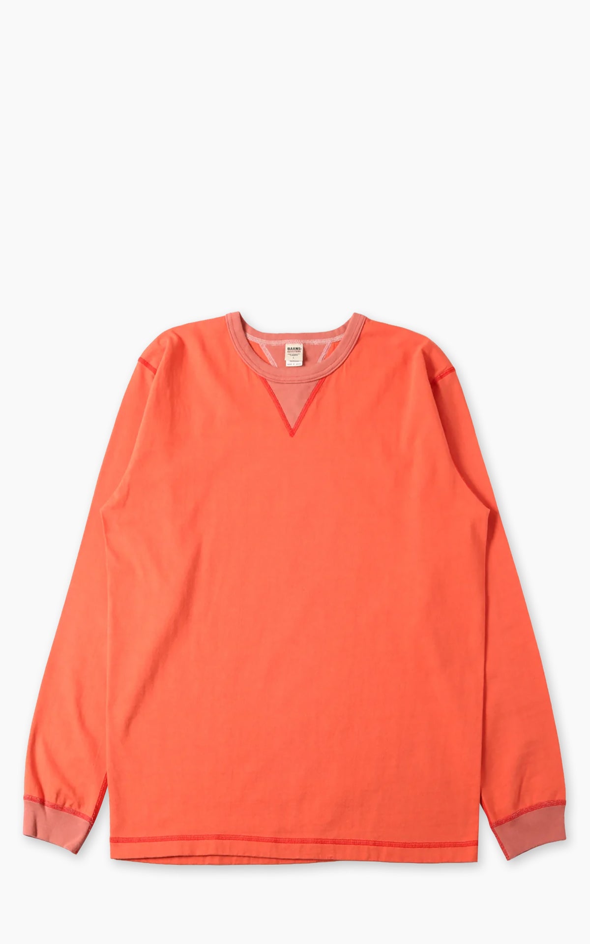 Barns Outfitters BR-3043 COZUN Crew Neck L/S T-Shirt Red