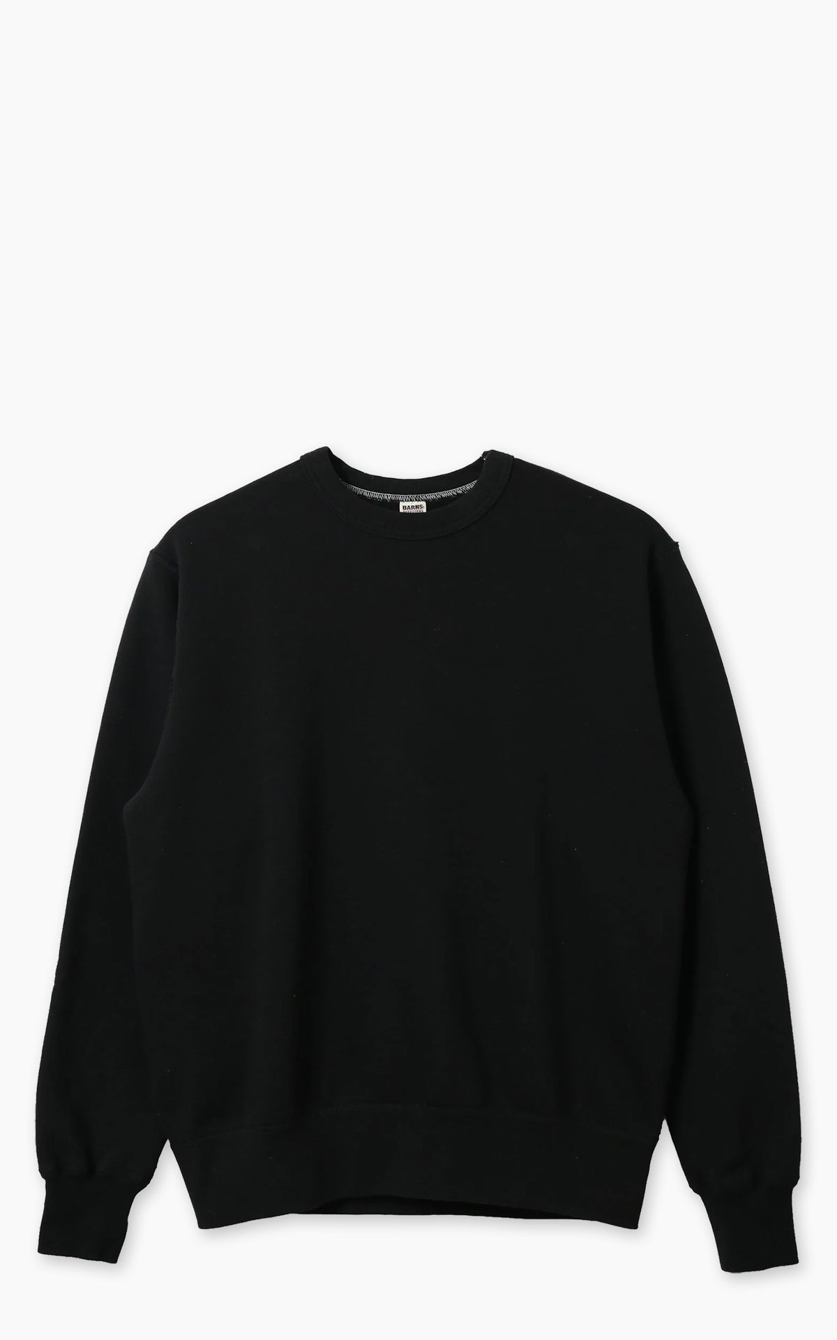 Barns Outfitters BR-3333 COZUN French Terry Crewneck Sweatshirt Black