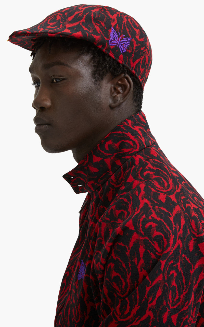 Baracuta x Needles Jacquard Hunting Hat Red