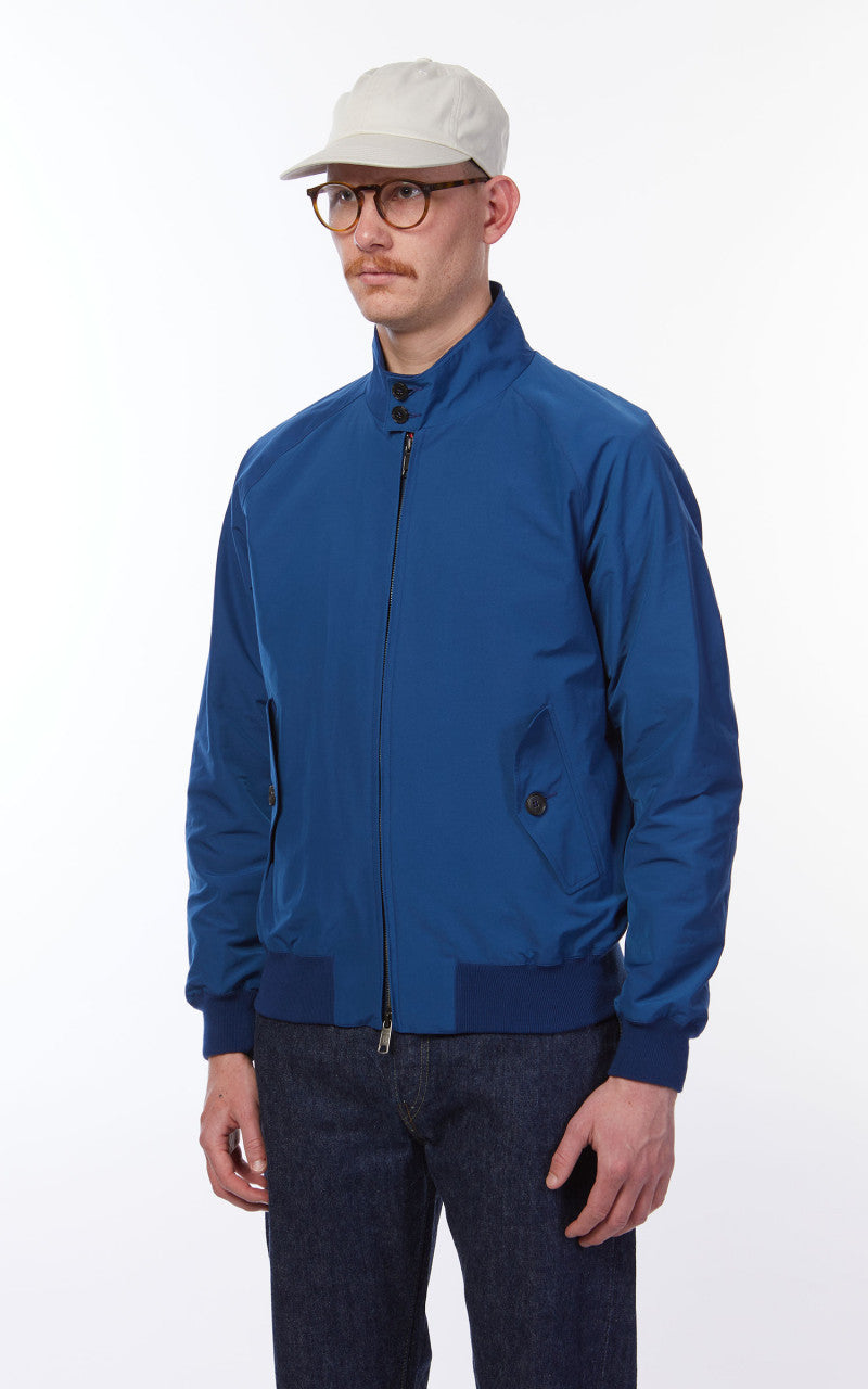 Baracuta G9 Classic Harrington Jacket Ocean Blue