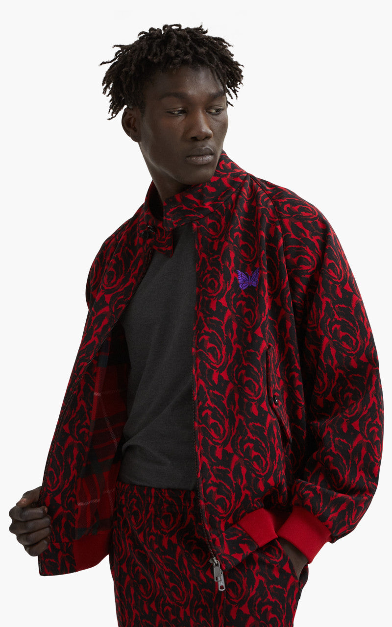 Baracuta x Needles G9 Jacquard Jacket Red
