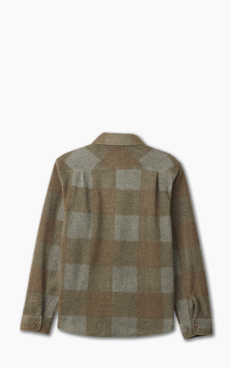 Brixton Bowery L/S Arctic Stretch Fleece Bison/Olive Surplus